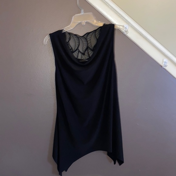 jennie & marlis Tops - Jennie & Marlis black lace dressy tank small